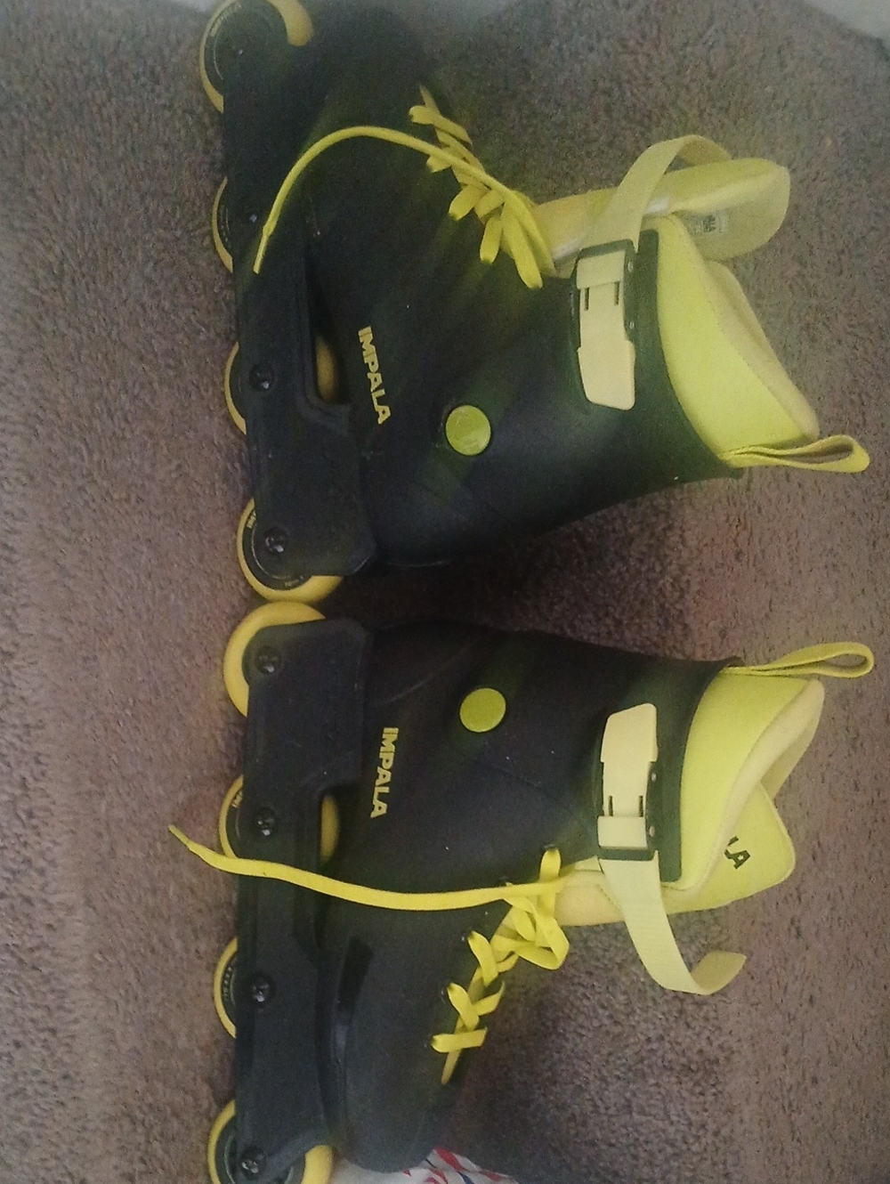 Impala Kids' Inline Skates in Black and Yellow